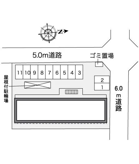 ★手数料０円★相模原市緑区相原３丁目　月極駐車場（LP）